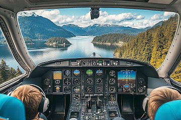 Plane Ride in Vancouver