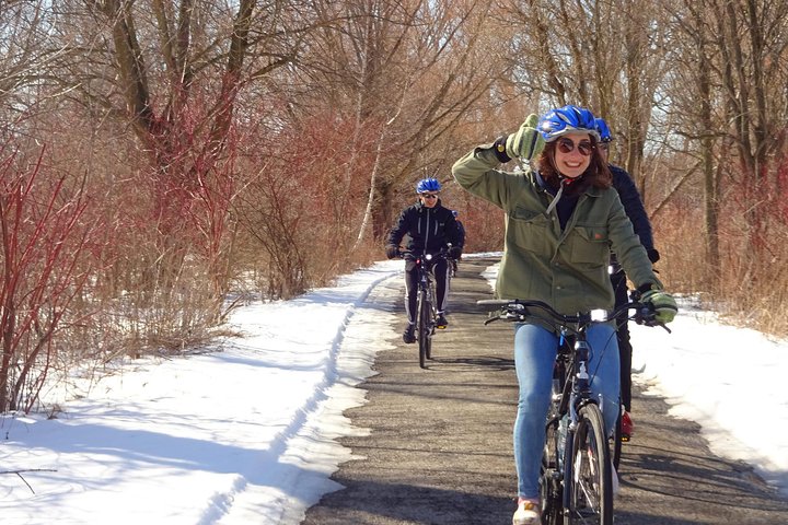 Morning cycling tour across Toronto Islands as a Christmas Gift