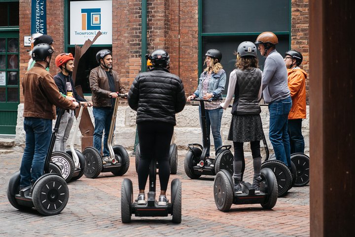 Segway ride in Distillery District in Toronto as a Christmas Gift