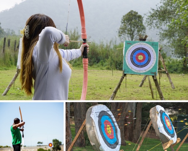 archery lesson for dad